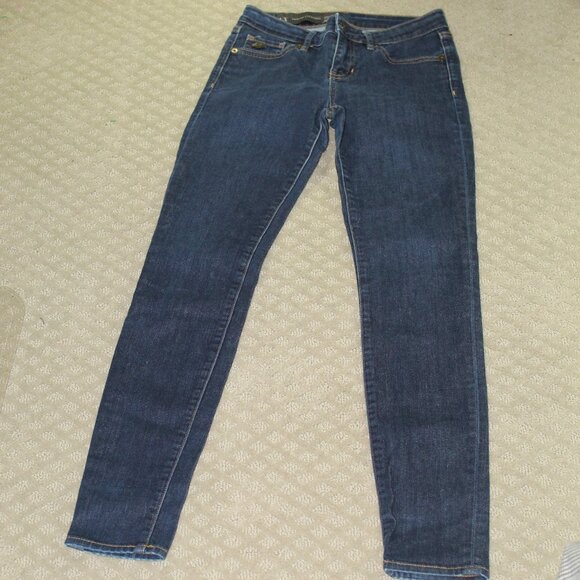 A/X Armani Exchange Skinny Jambe Etroit Women's Size 25R Low Rise Blue Jeans - Picture 1 of 7